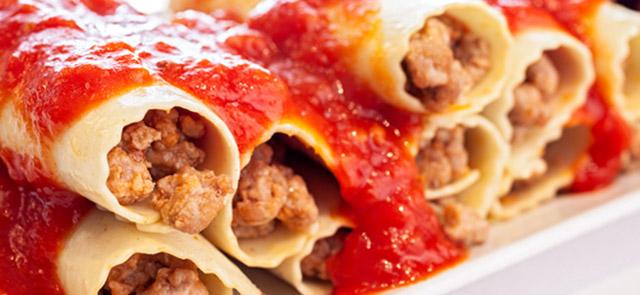 Canelones rellenos de Ternera Asturiana